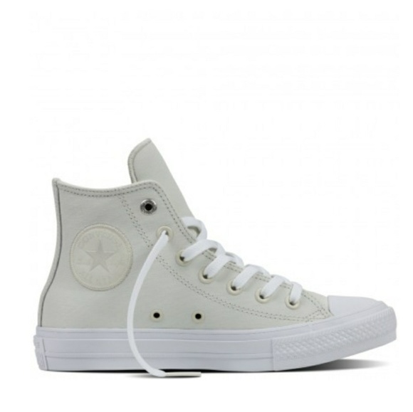 🔥NWT Converse Chuck II 2 Leather Buff Shoes - Picture 4 of 8